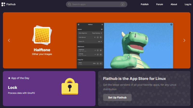 Flathub Store Interface