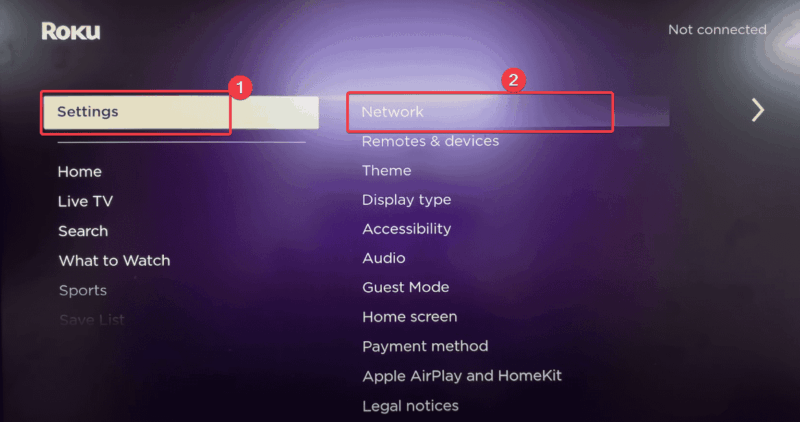 Roku Settings