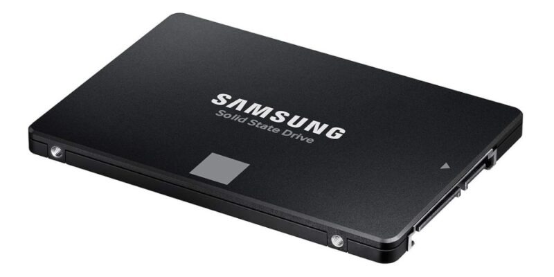 Samsung Solid State Drive Top View