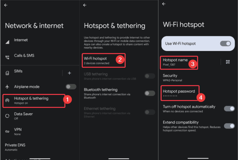 Configure Hotspot Ssid Password