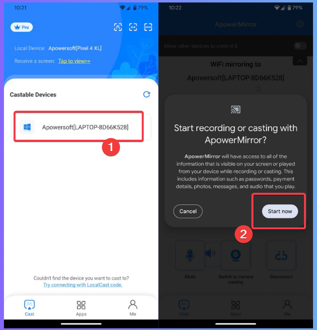 Connect Phone And Pc Via Apowermirror