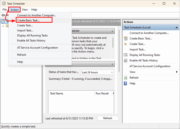 How to Schedule a Python Script in Windows Task Scheduler - Make Tech ...