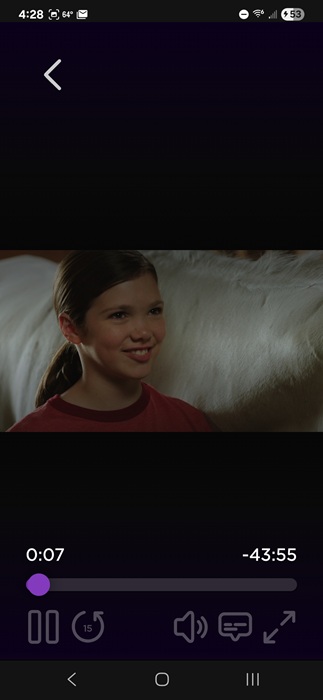 Viewing player on mobile devices. 