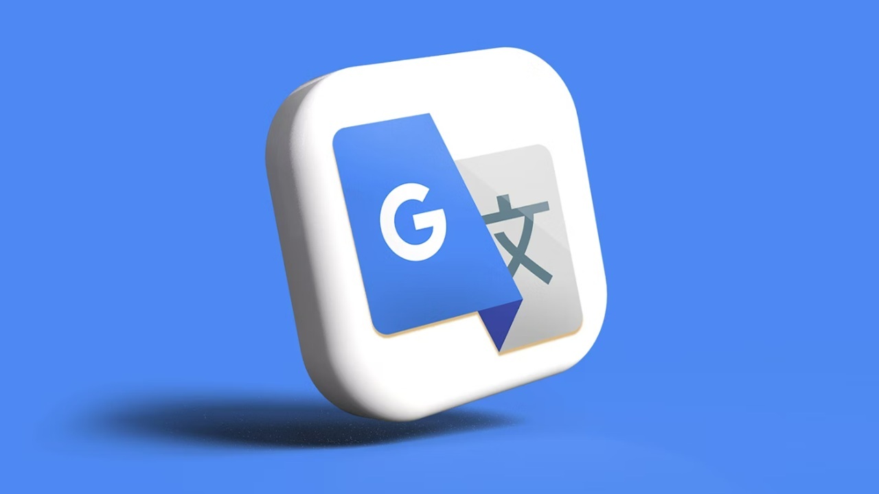 Google Translate icon button.