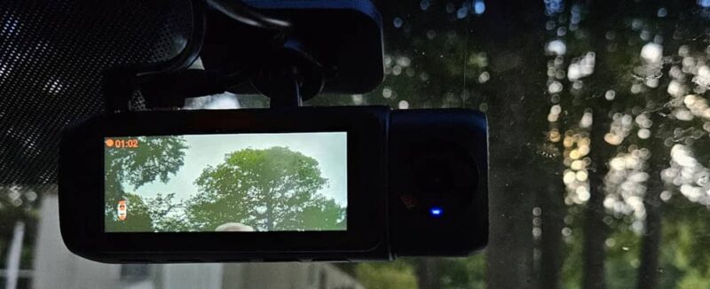 Dash cam installed.