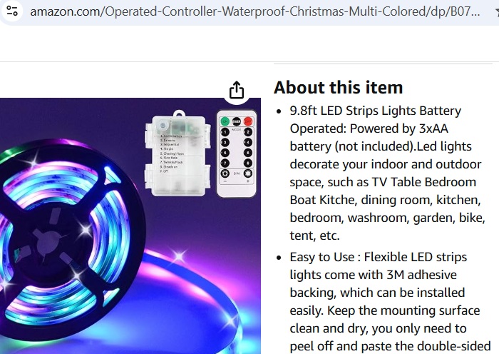 A possible example of AI writing in an Amazon product description.