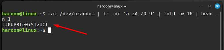 Creating Alphanumeric Strong String Password