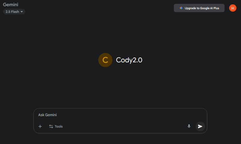 Gemini Gem Interface