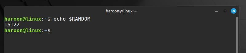Generating Random Number Using Random Variable