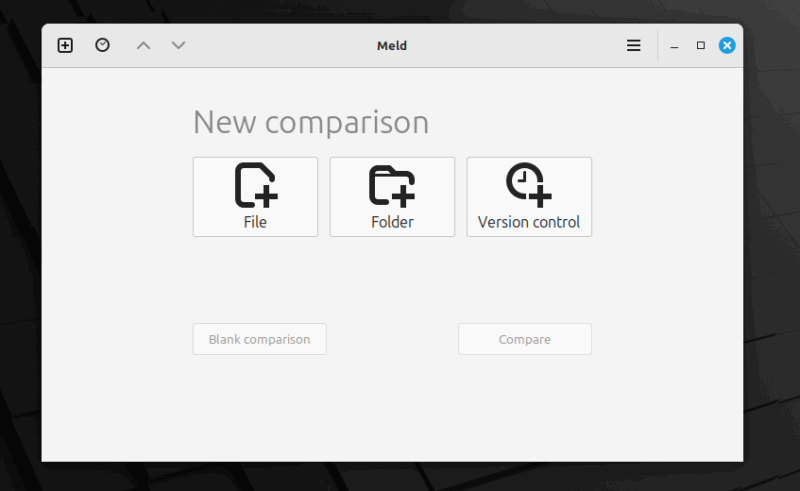 Meld Interface Linux