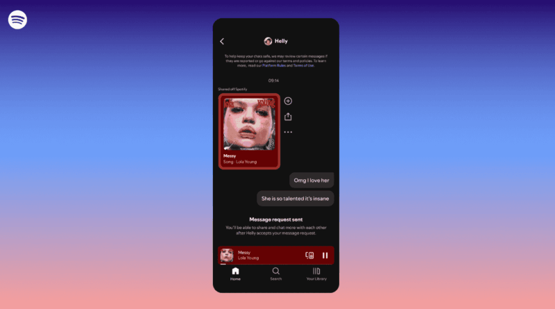 Spotify Messages Feature Chatting In Dms