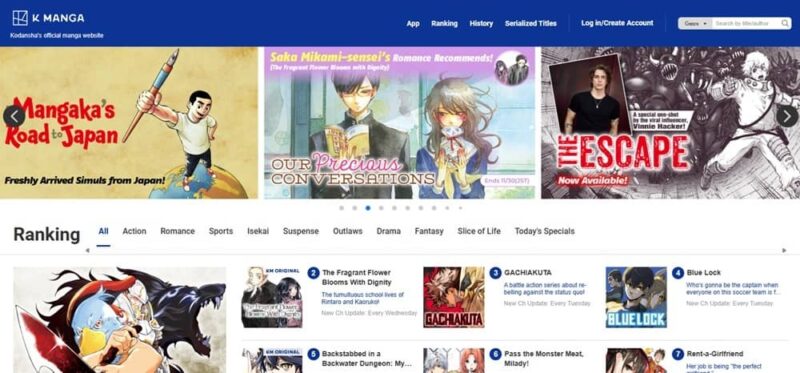 K Manga's latest releases.