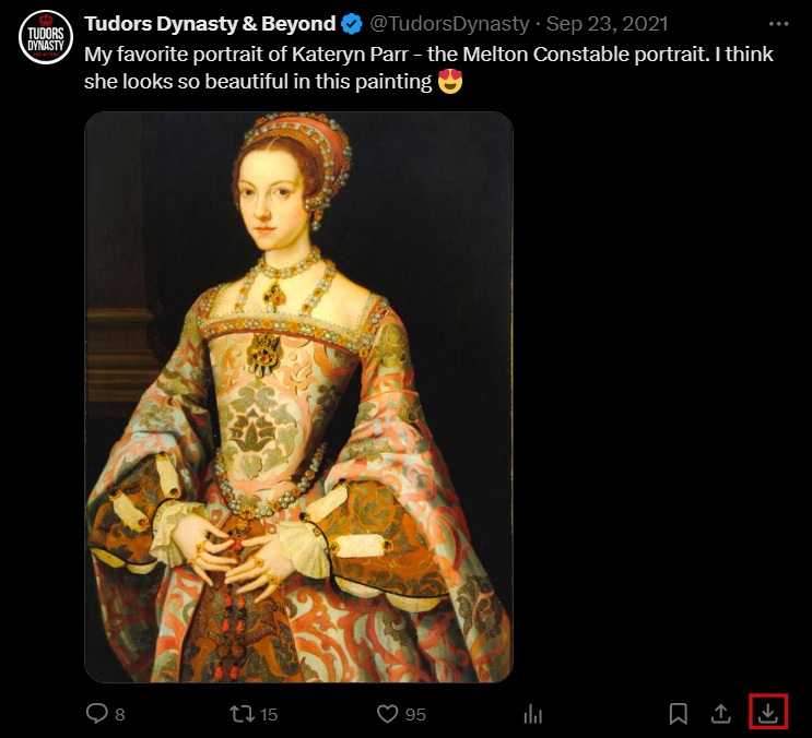 Downloading images from X using the Media Harvest for X extension for Chrome.