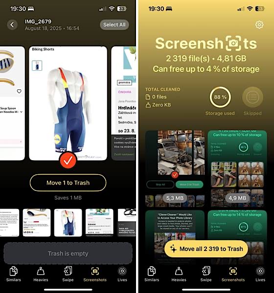 Clearing Out Screenshots