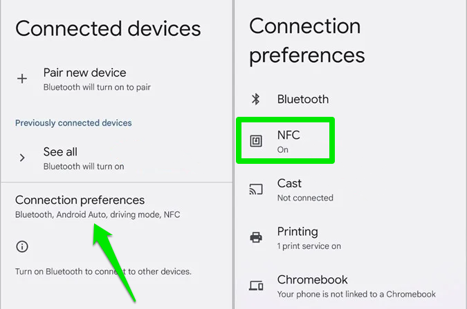 Disabling NFC on Android