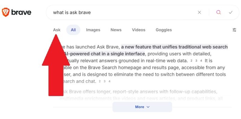 How To Use Ask Brave For Private Ai Search Filter
