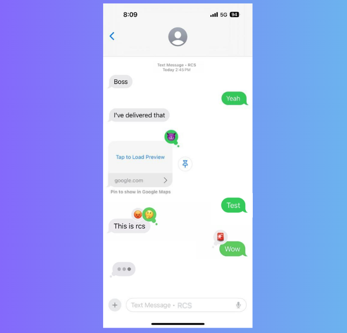 Ios Rcs Messaging