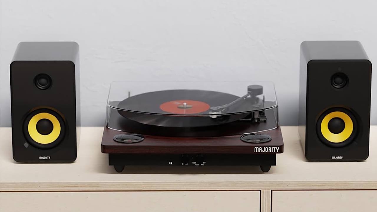 Majority Mojo Bluetooth Turntable Featured