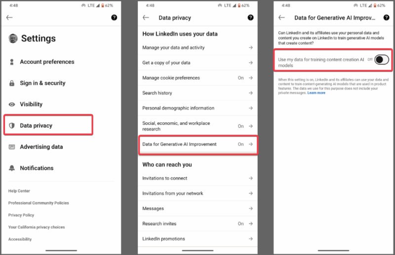 Opt Out Of Linkedin Generative Ai Training