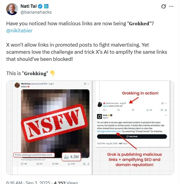 Nati Tal's X thread about Grokking.