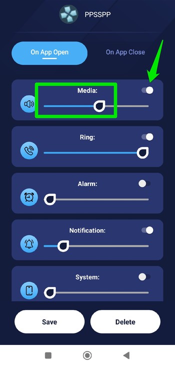 Setting Volume On App Open