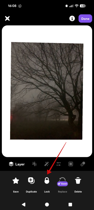 Fixing background in collage in Shuffles app. 