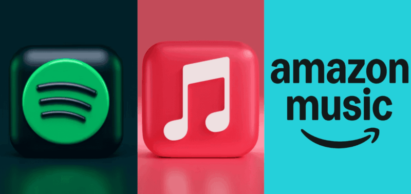 Spotify Applemusic Amazonmusic