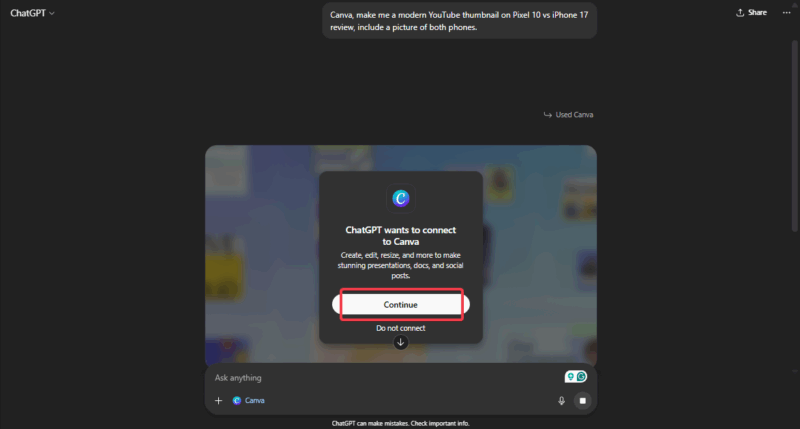 Chatgpt Connecting To Canva