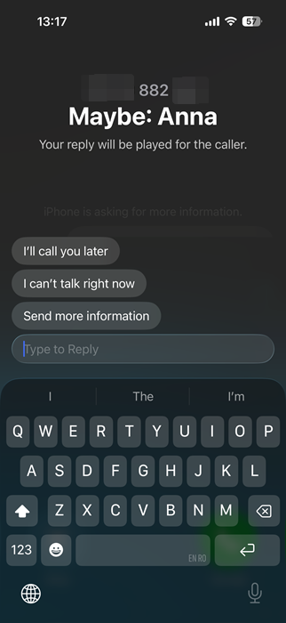 Get Call Screening Iphone Auto Replies