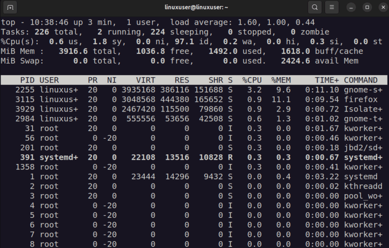 Identify Cause With Top