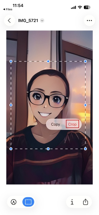 iOS 27 Preview App iPhone Tap Crop