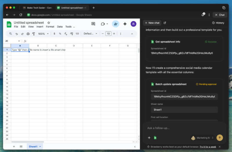Strawberry agentic features