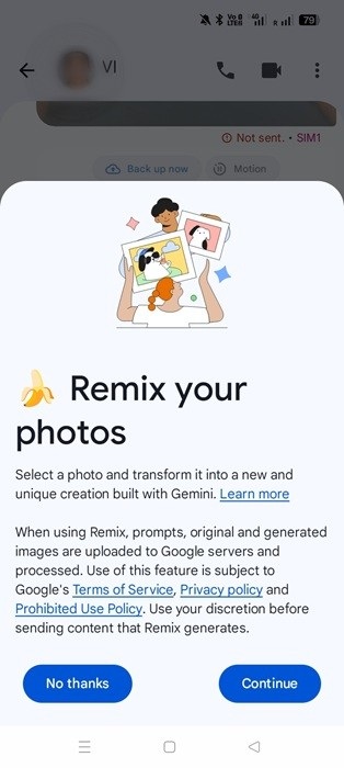 "Remix your photos" introduction image.