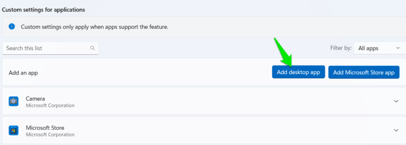 Adding app to manage GPU priority