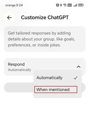 Chatgpt Group Chat Mention
