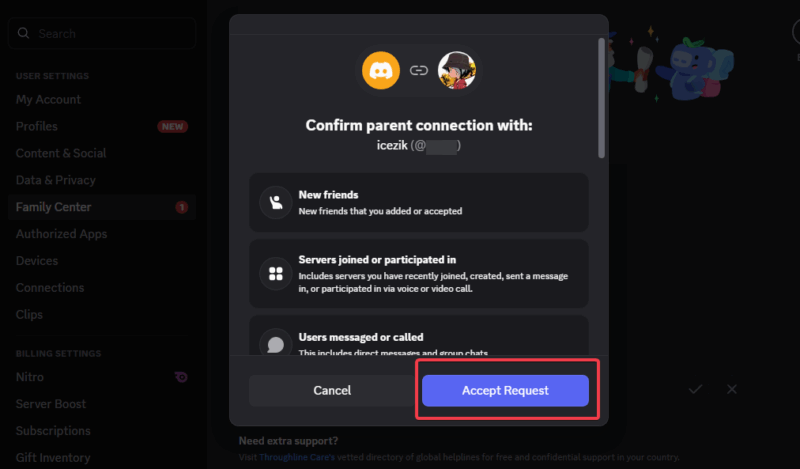 Discord Teen Approve Guardian Request