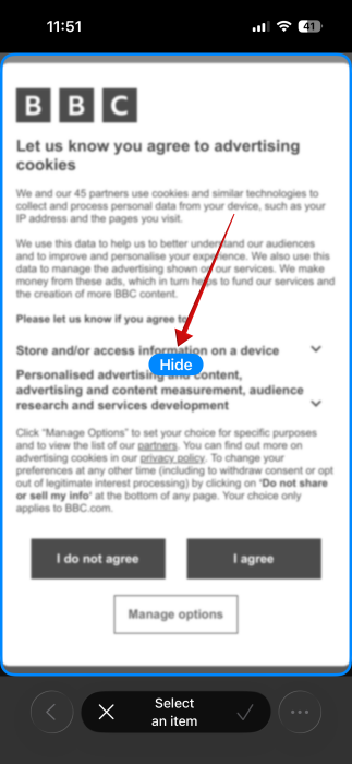 Distraction Control Iphone Hide