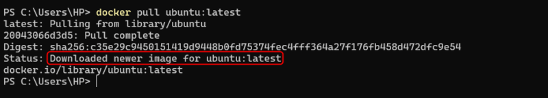 Download Docker Image