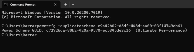 Running command in CMD