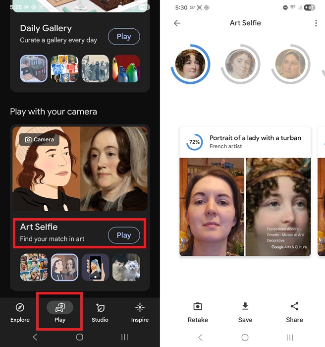 Finding lookalike artwork.