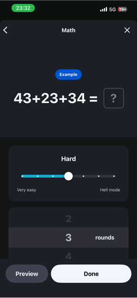 Iphone Alarmy Maths Mission