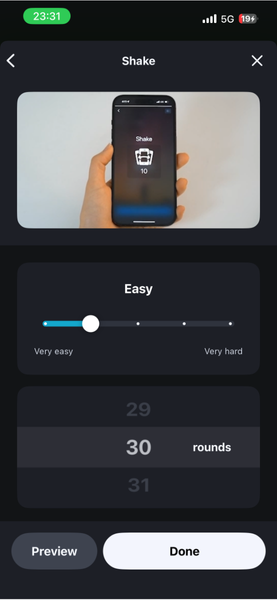 Iphone Alarmy Shake Mission