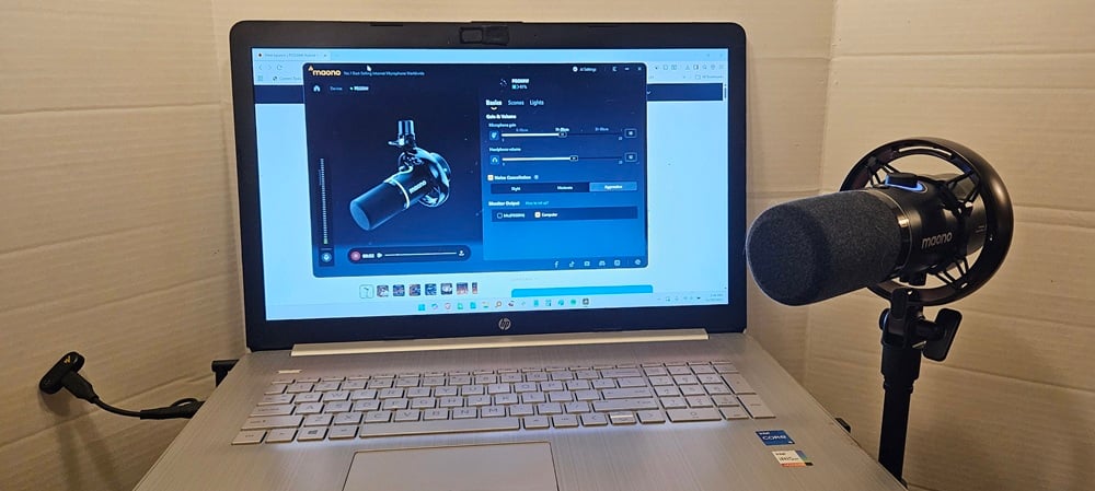 Maono Pd200w Hybrid Mic Inventors Willingness Desktop computer