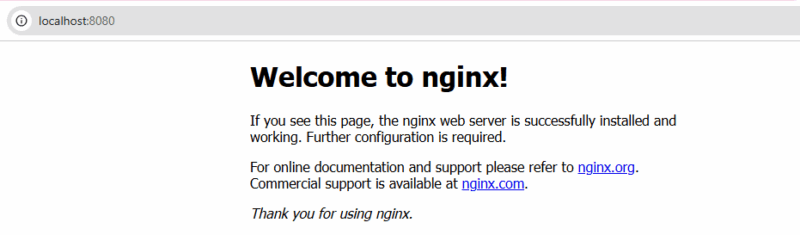 Nginx Welcome Page