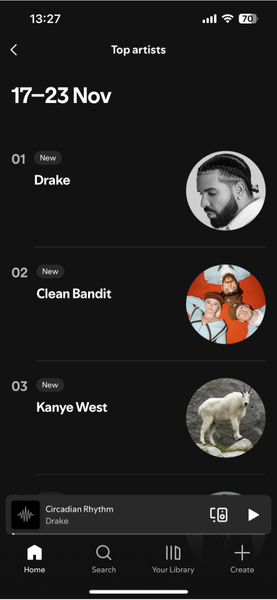 Spotify Top Artists