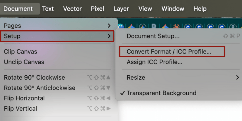 Adobe Psd Document Options