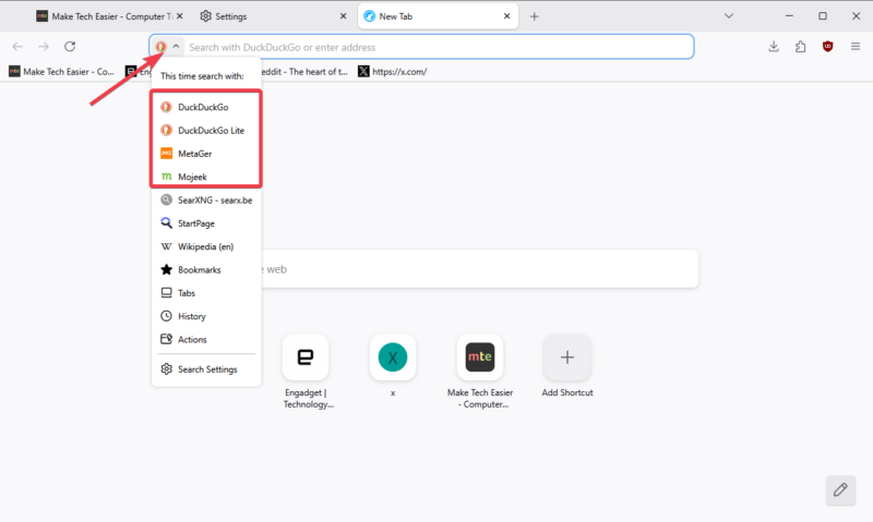 Private Search Engine