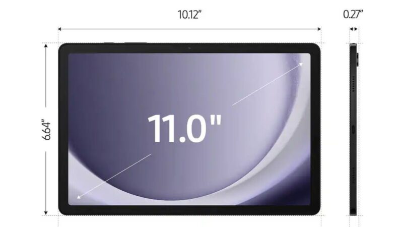 Samsung Galaxy Tablet Measurements