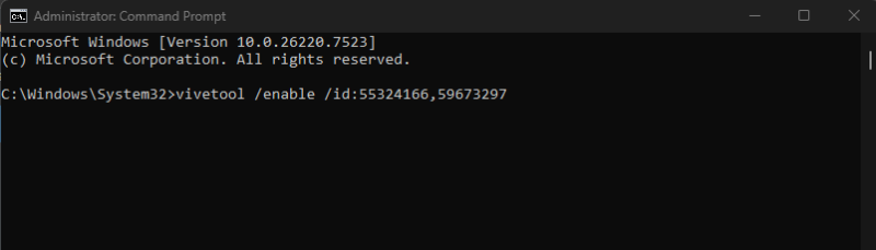 Vivetool Force Restore In Point