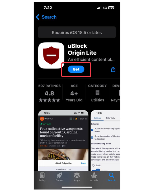 Download Ublock Origin Lite Appstore